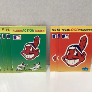 Chief Wahoo stickers (Fleer)