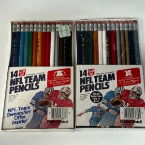 VINTAGE NFL PENCILS Faber Castell 1970s