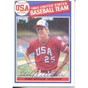 Cory Snyder - 1984 USA Olympic team (autographed)