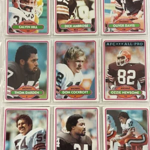 Browns 1980 Topps cards (set)