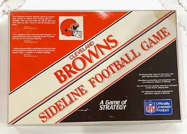 Browns sideline football game