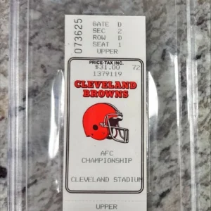 1986 AFC Championship Game - ticket