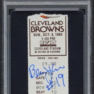 Bernie Kosar - NFL debut ticket stub