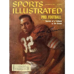 Sports Illustrated - Jim Brown (autographed)