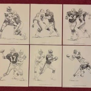 Set of 6 Shell Oil prints (1981)