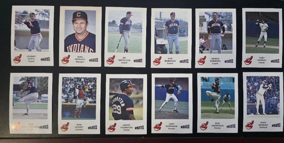Indians - 1983 Wheaties team set - Image 2