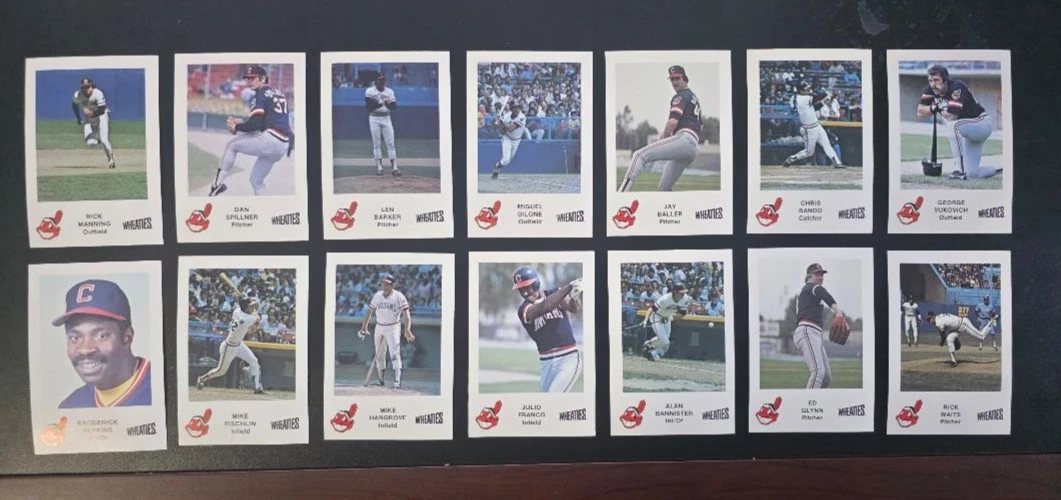 Indians - 1983 Wheaties team set - Image 3