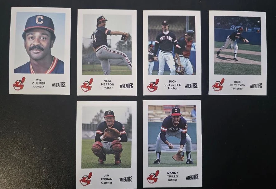 Indians - 1983 Wheaties team set - Image 4