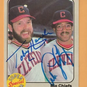 Toby Harrah/Andre Thornton card (autographed)