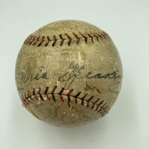 1920 Cleveland Indians World Series Champs Team Signed Baseball