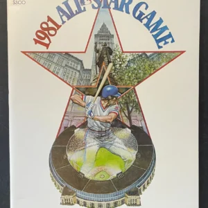 1981 MLB All-Star Game program