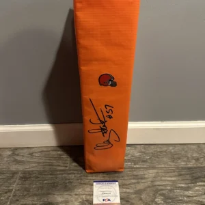 Clay Matthews autographed pylon