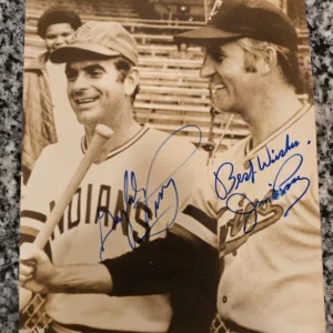 Brothers Gaylord & Jim Perry photo (autographed)