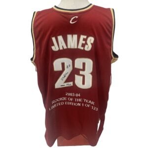 LeBron James ROTY jersey (autographed)