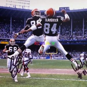 Webster Slaughter/Reggie Langhorne - autographed photo