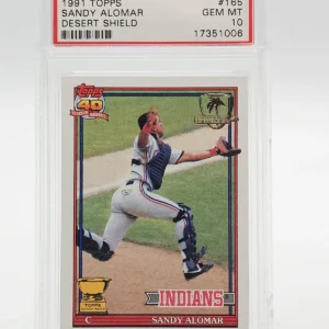 Sandy Alomar 1991 card (Desert Shield)