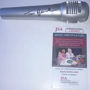 Tom Hamilton microphone (autographed)