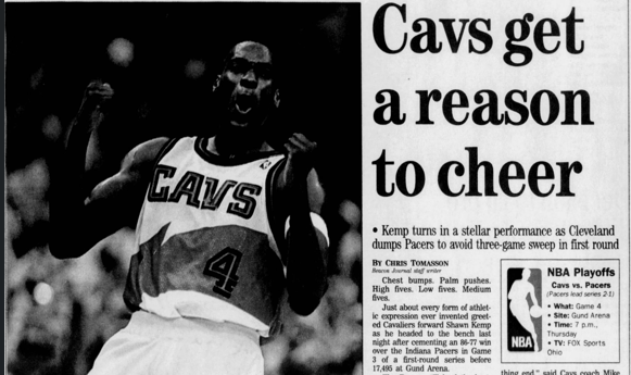 April 27, 1998: 1st Playoff Win at Gund🏀