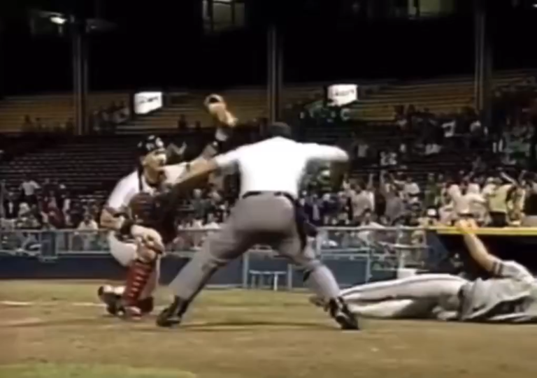 August 18, 1988: Out At The Plate!⚾️