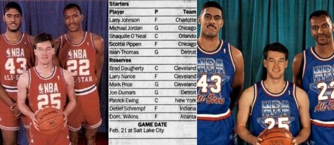 February 21, 1993: Brad, Mark & Larry🏀