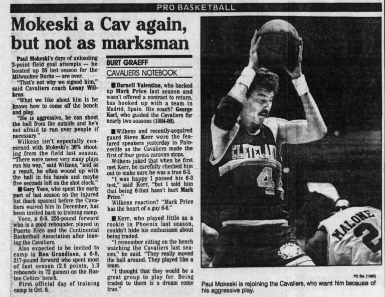September 26, 1989: Mo’ Front Court Depth🏀