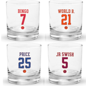 Cleveland Shooters - rock glasses (set of 4)